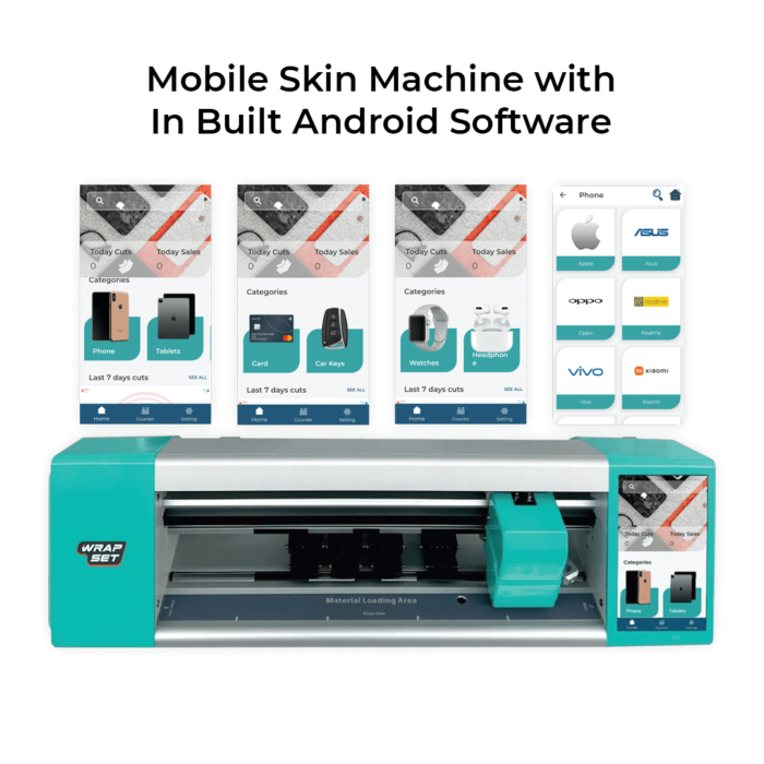 mobile skin machine with android software